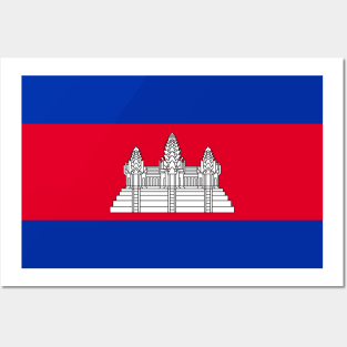 Cambodia National Flag Posters and Art